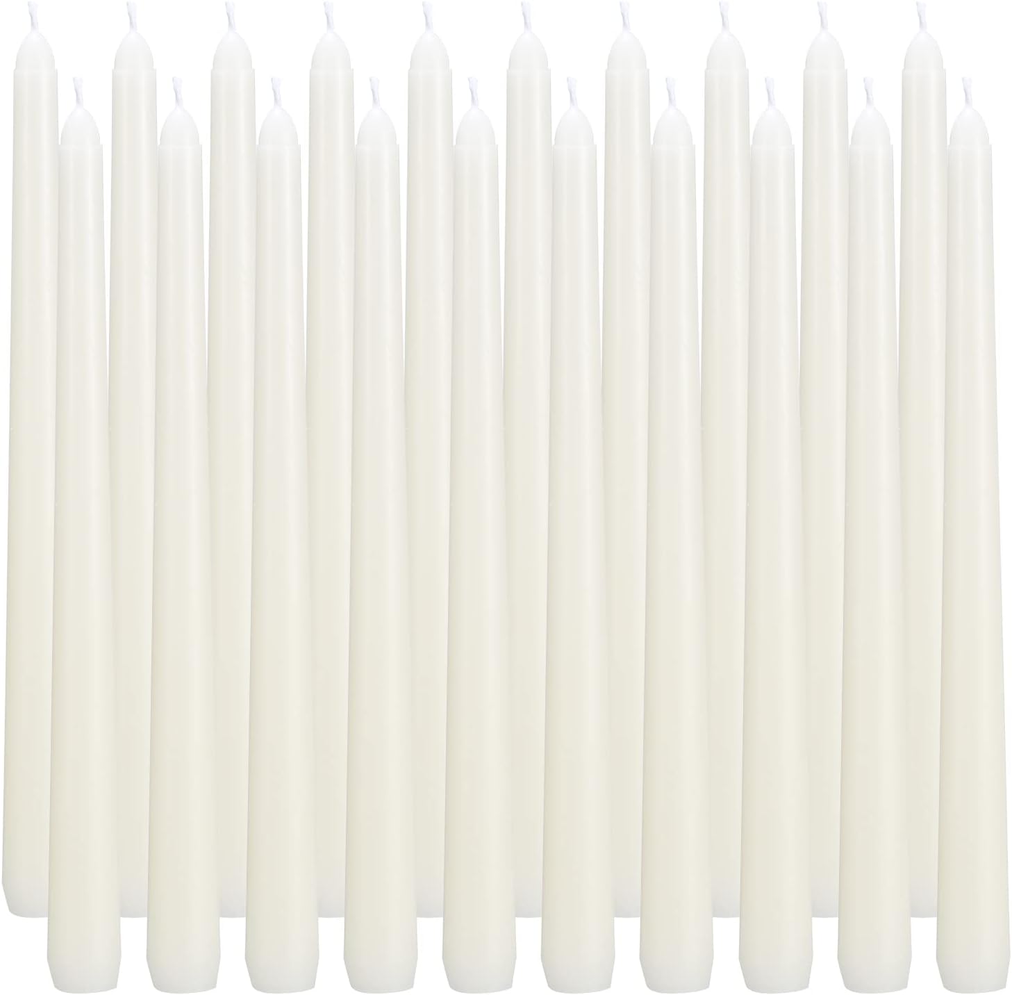 20-Piece Ivory Taper Candle Set