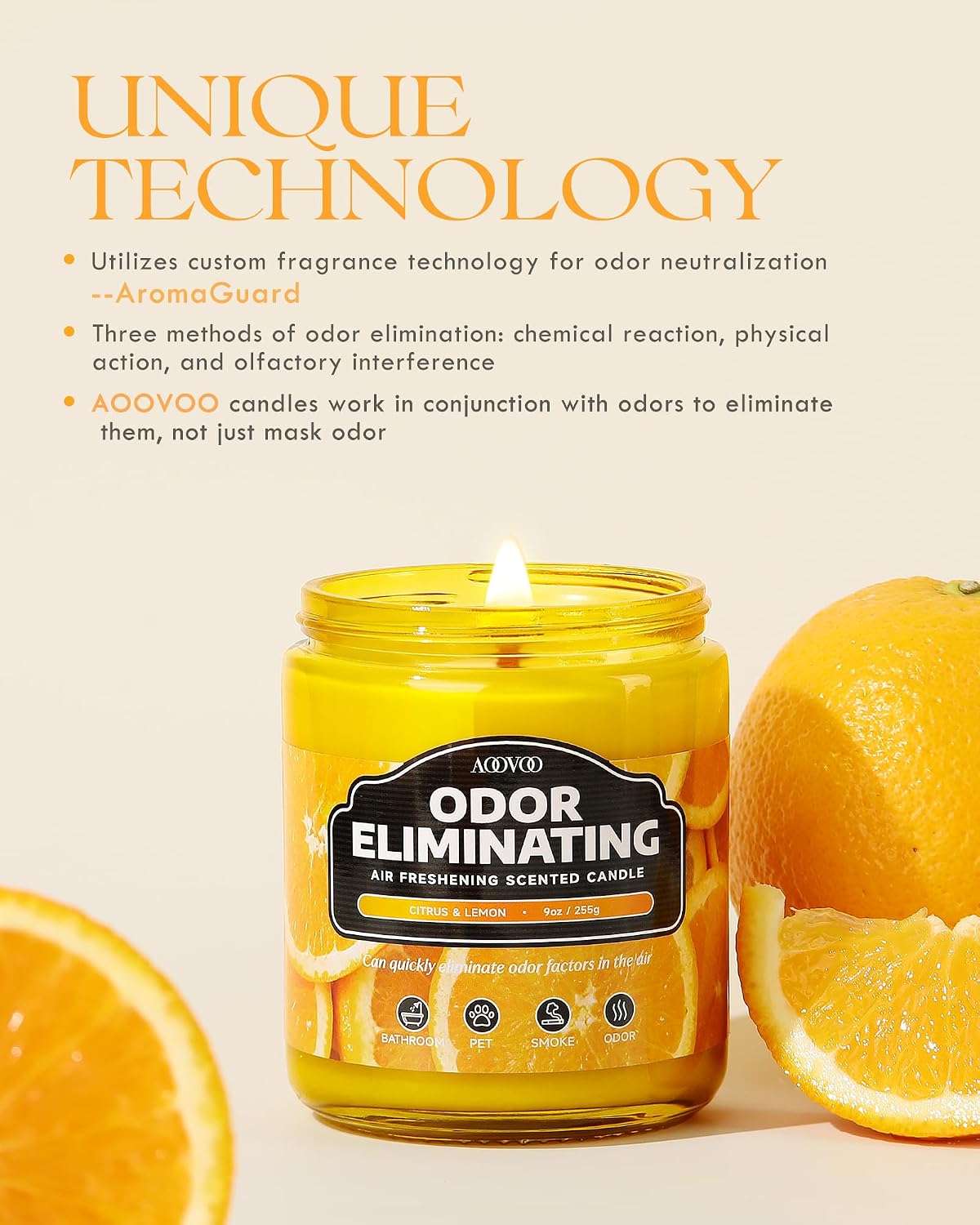 Two-Pack Citrus Lemon Soy Candles