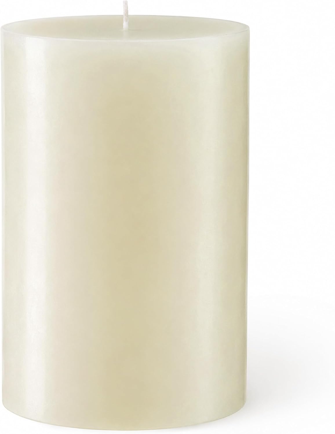 Unscented Ivory Pillar Candle